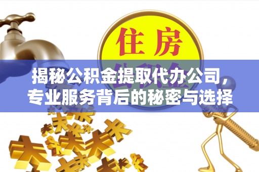 静乐揭秘公积金提取代办公司，专业服务背后的秘密与选择指南