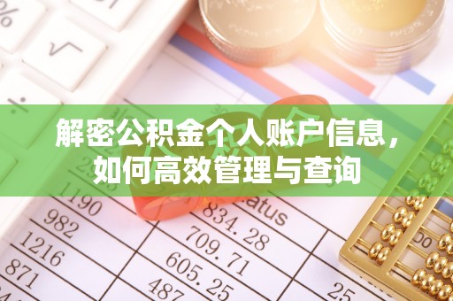 静乐解密公积金个人账户信息，如何高效管理与查询