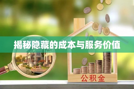 静乐揭秘隐藏的成本与服务价值