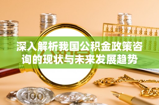 静乐深入解析我国公积金政策咨询的现状与未来发展趋势