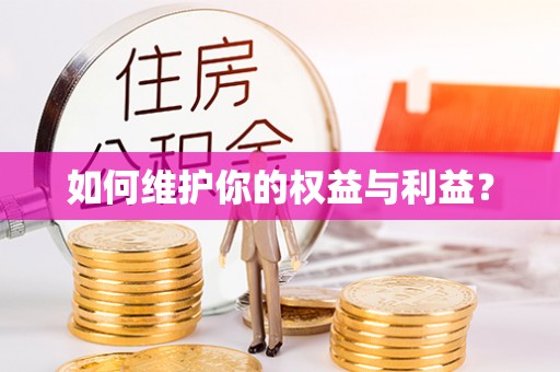 静乐如何维护你的权益与利益？