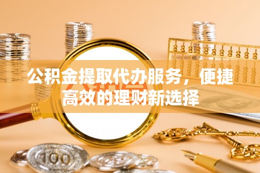 静乐公积金提取代办服务，便捷高效的理财新选择