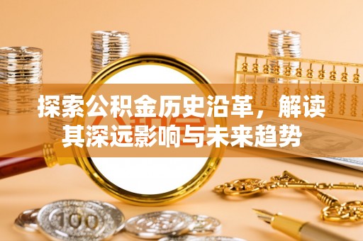 静乐探索公积金历史沿革，解读其深远影响与未来趋势